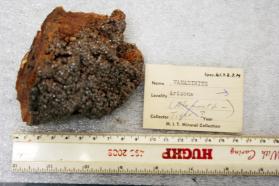 Vanadinite crystals on matrix
