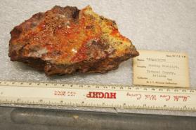 Vanadinite crystals on matrix