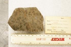 Scapolite crystals in Limestone
