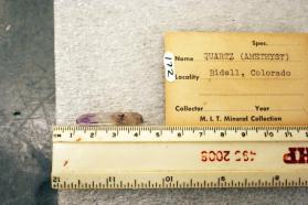 Quartz var. Amethyst crystals