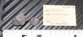Miargyrite (?) in Quartz, cut samples