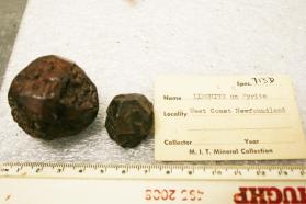 Goethite (Limonite) on Pyrite