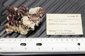 Copper on matrix, crystalized from mine waters