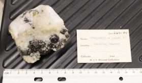 Sphalerite on Quartz crystals