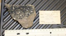 Enargite, Pyrite, Chalcocite and Quartz crystals on matrix