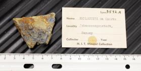 Emplectite on Quartz with Pyrite crystals
