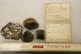 Vermiculite var. Zonolite (altered from Biotite with Pyroxene)