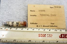 Spinel, micro crystals in vial