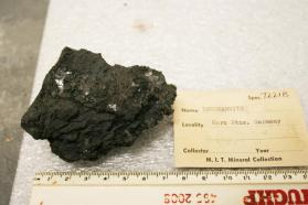 Hausmannite crystals on matrix