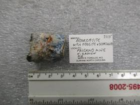 Bjarebyite with Foggite
