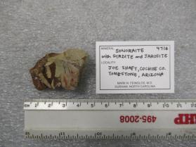 Sonoraite with Girdite and Jarosite